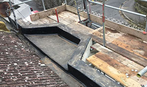 Image of Mastic Asphalt work carried out by B Walker Flat Roofing